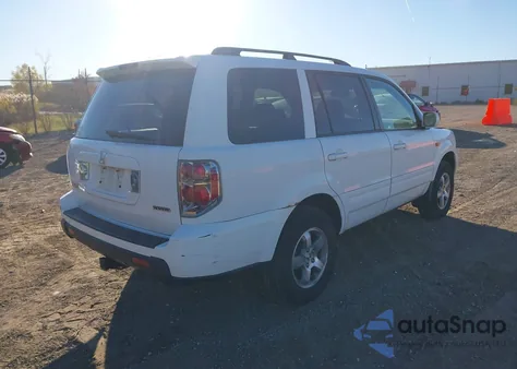 2006 Honda Pilot Ex-L из США, поврежденный, VIN 2HKYF18506H555873